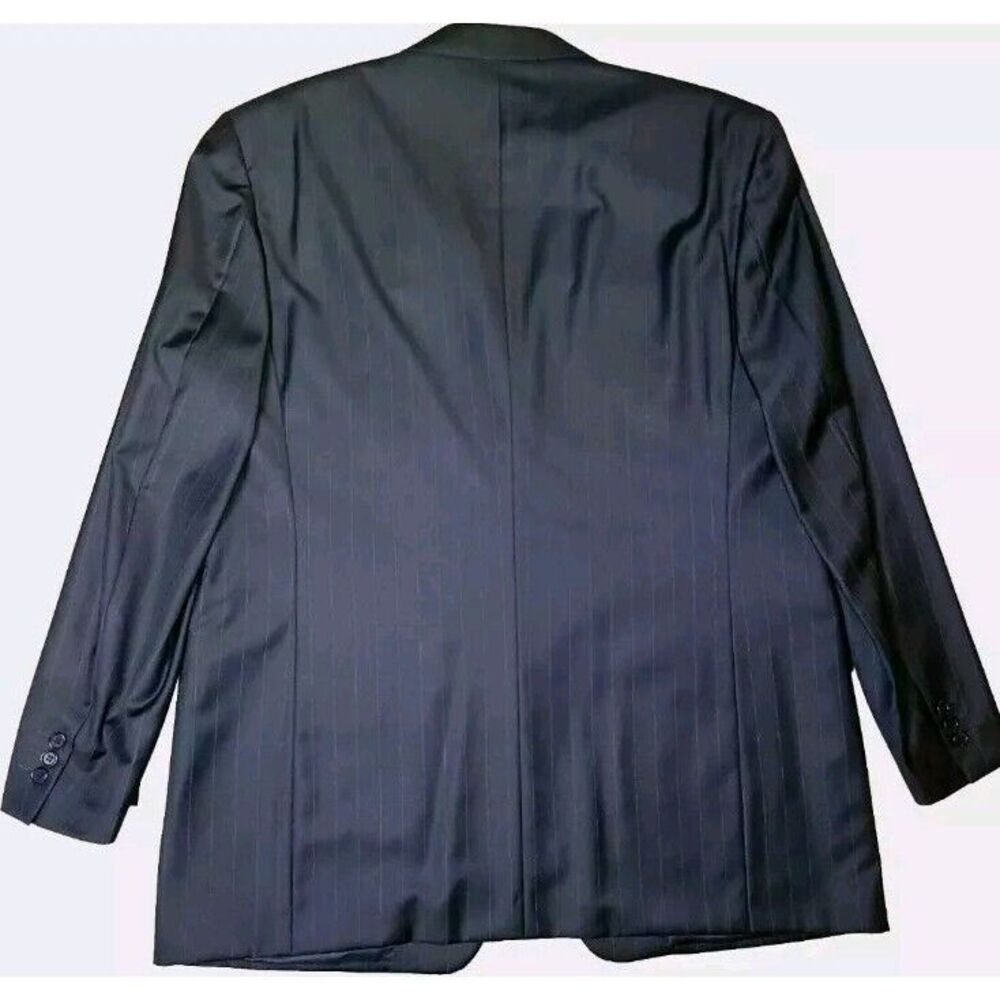 Canali Black Pinstripe Sport Coat Blazer - Picture 6 of 13